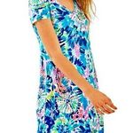 Lilly Pulitzer Shirt Dress in Dive In Photo 1