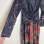 Women's Dress Whimsigoth Art To Wear Abstract Evening Dark Romantic Long Sleeve Black Photo 1