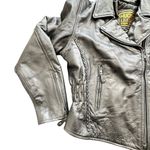 Hudson Genuine Black biker Leather Vintage women's jacket Small Bikercore Photo 11