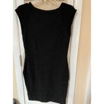 Pink Rose bodycon short little black dress Photo 1