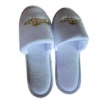 Hyatt Secrets Cabo San Lucas Hotel Resort Golf Spa SLIPPERS Unisex One Size NEW White Photo 1