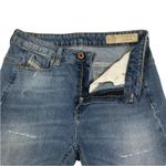Diesel Fayza Regular Boyfriend Low Waist Jean Women 27 Blue Stretch Rare Gothcor Photo 3