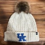 47 Brand 47 White and Brown Knit Pom Hat Photo 0