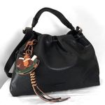 Malibu Skye black vegan leather hobo bag Photo 0