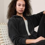 Athleta NWT  Seasoft Bubble Hem Full Zip Photo 5