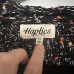 Haptics Black Colorful Pom Pom Cardigan Sweater Size 2X Photo 8