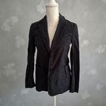 See By Chloe Black Eyelet Long Sleeve Blazer Jacket Size US 4 Photo 3