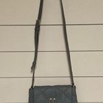 Vince Camuto Doty Quilted Leather Washed Denim Crossbody Photo 1
