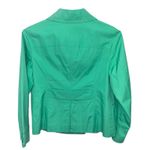 LL Bean Brand Women's Green 100% Cotton Peacoat Size Medium Pockets Photo 6