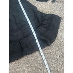 Aerie  Rock 'N' Ruffle Mini Dress Black Long Sleeve Boho Smocked Lace Size XL Photo 9