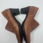 Clarks Bendables Brown Leather Loafers Size 8M Photo 5