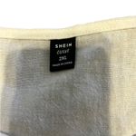 SheIn peach and white floral embroidered maxi dress size 2xl Photo 2