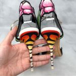 Sophia Webster Rousseau Jungle Tiger Ankle Cuff Tie Pointed Toe Pumps Heels 40 Black Size 9 Photo 8