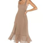 Show Me Your Mumu Claire Midi Dress Dune Brown Dress Size XXS NWT Photo 0