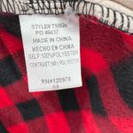 Entro  Buffalo plaid red black 1/4 snap pullover fleece medium pockets fall Photo 6