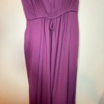 Cocomelody Dress Size US 16 Long Bridesmaid Formal Purple One Shoulder Photo 2