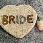 None Beaded Bride Heart pouch - White and Brown 💕3x15$ Photo 0