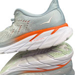 Hoka  Clifton 8 Women Running Shoes‎ Blue Size 9.5B Athletic Sneakers NO INSOLES Photo 6