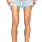 Rag and Bone  Boyfriend Shorts in‎ Dixon Blue Wash Distressed Denim Size 26 Photo 0