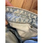 American Eagle  Light Wash Distressed Tomgirl Shortie Denim Shorts Size 4 Photo 4