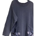 Blue Fish Clothing Organic Cotton Long Sleeve Maxi Dress Black Women’s Size 1? Photo 5