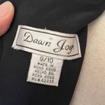 Vintage Dawn Joy 90s Sheath Dress 9/10 Goth Floral Glitter Midi Y2K Whimsigoth Black Size undefined Photo 8