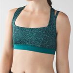 Lululemon  Splendour Bra Flashback Static Seamist Forage Teal Women’s Size 8 Photo 0