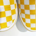 Vans Classic Canvas Slip-on Sneakers Yellow Checkerboard Women’s Size 7 Spring Photo 5