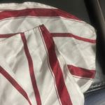 Banana Republic  Asymmetrical One Shoulder Stripe Dress Red White size 2 NWT $158 Photo 6