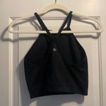 Forever 21  Black Racerback Athletic Crop Tank Longline Sports Bra Photo 1