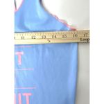 The North Face  Sweat Now Summit Later Blue Pink Athletic Tank Top Crewneck Sz M Photo 7
