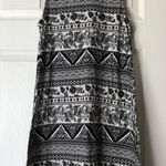 Pink Rose  Black and White Sleeveless dress floral Photo 0