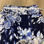 S.C. & Co. Floral Blue and White Women's Skirt size XS pre owned Blue Photo 4