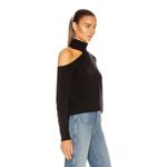 L'Agence L’AGENCE Easton One-Shoulder Sweater Black Size M Photo 7