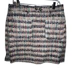 Scotch & Soda Scotch & Soda Short Mini Tweed Pocket Front A Line Skirt Combo T Multi Color Lg Photo 2