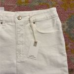 Good American NWT  white mini denim skirt size 4 Photo 1