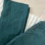 American Eagle Outfitters Dark Green Super High-Rise Flare Jeans Photo 2