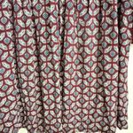 Flying Tomato  Burgundy Shirt Relaxed Retro Flowy Hippie Earthy Twee Photo 5