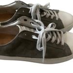ALLSAINTS All Saint womens grey suede lace up sneakers size 7 women’s tennis casual shoes Photo 5