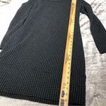 Lou & grey  Womens Pullover Tunic cowlneck dress houndstooth black & gray size s Photo 3