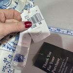 Maggy London NWT  Blue White Toile Print Beaded Dress Size 10 Asian Theme Photo 3