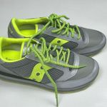 Saucony Womens Athletic Neon Jazz Triple Gray Citron Reflective Sneakers Sz 7.5 Photo 6