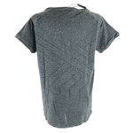 Craft Womens Top Athletic Work Out Moisture Wicking Laser Cut Gray Size XL Photo 2