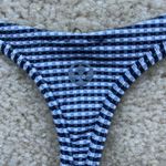 Lululemon Practice Freely Tank in Navy White Gingham - Size 4 - EUC Photo 4