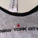 John Galt NWT Brandy Melville -  Grey New York City cropped tank -top Photo 2