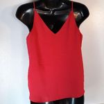 EXPRESS  red vneck lined tank top Photo 1