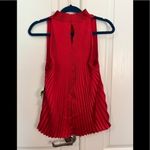 1. State  M Retro Pink Pleated Accordion Halter Tank Top Photo 4