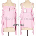 Hot Topic  Sanrio My Melody Lace Cold Shoulder Ribbed Top Photo 7