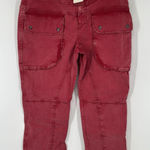 Free People We The Free Hot In It Moto Pants Sweet Kiss Straight Leg Size 12 Photo 0