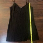 Isalis black small floral print sleeveless mini shift dress size M Photo 10